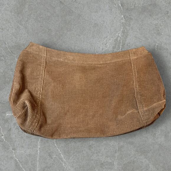Retired Thirty-One Skirt Purse Cover- Brown Corduroy - Picture 1 of 2